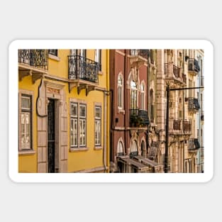 Buildings Of Lisbon - 4 - Is It An Entrance Or An Escape Door © Sticker